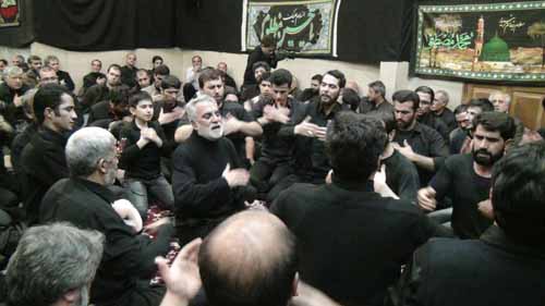 برگزاری مراسم عزاداری شهادت امام رضا (ع) با حضور آیت الله العظمی روحانی