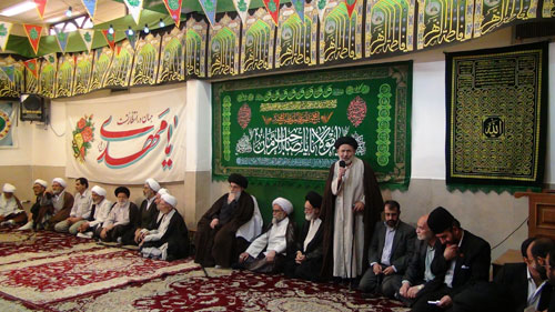 رگزاری مراسم جشن میلاد امام زمان (عج) با حضور آیت الله العظمی روحانی
