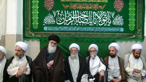 رگزاری مراسم جشن میلاد امام زمان (عج) با حضور آیت الله العظمی روحانی